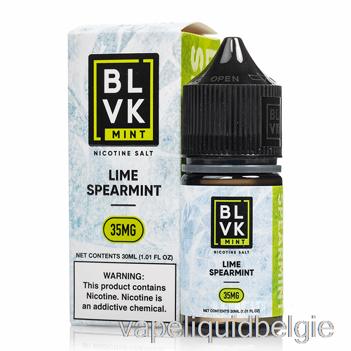 Vape België Limoen Groene Munt - Blivk Muntzouten - 30ml 50mg